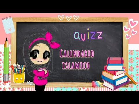 Quiz sul calendario islamico أسئلة حول التقويم الهجري للأطفال بالايطالية